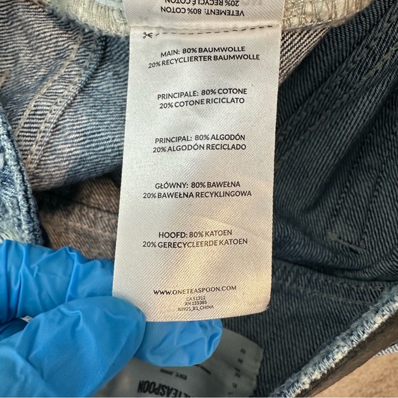 One Teaspoon High Waist Awesome Baggies Jeans Size 26 - Picture 8 of 9